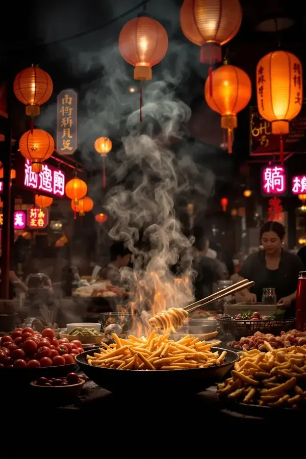 《夜市大排档》电影综艺封面